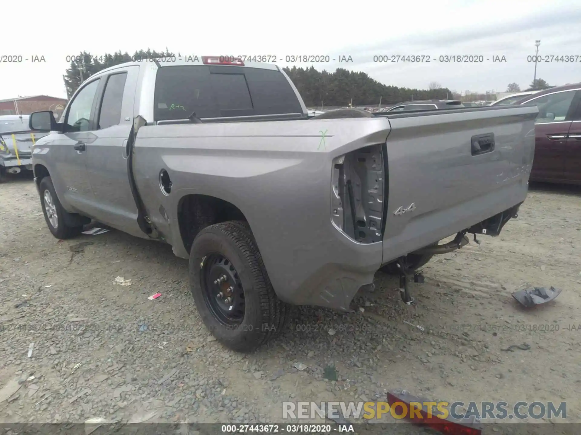 3 Photograph of a damaged car 5TFUY5F17KX815054 TOYOTA TUNDRA 2019