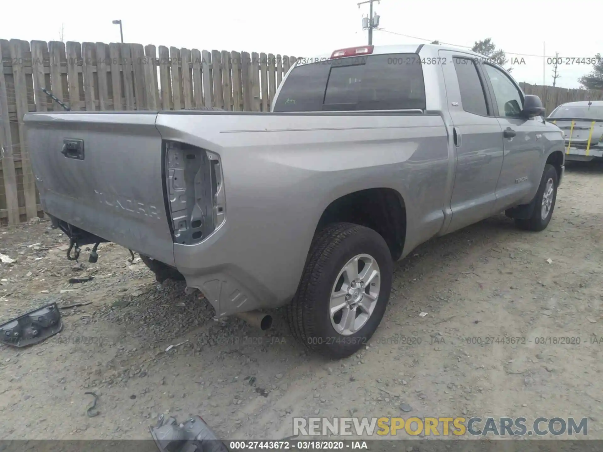 4 Photograph of a damaged car 5TFUY5F17KX815054 TOYOTA TUNDRA 2019