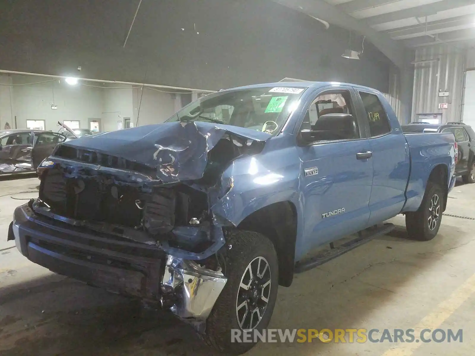 2 Photograph of a damaged car 5TFUY5F17KX847793 TOYOTA TUNDRA 2019