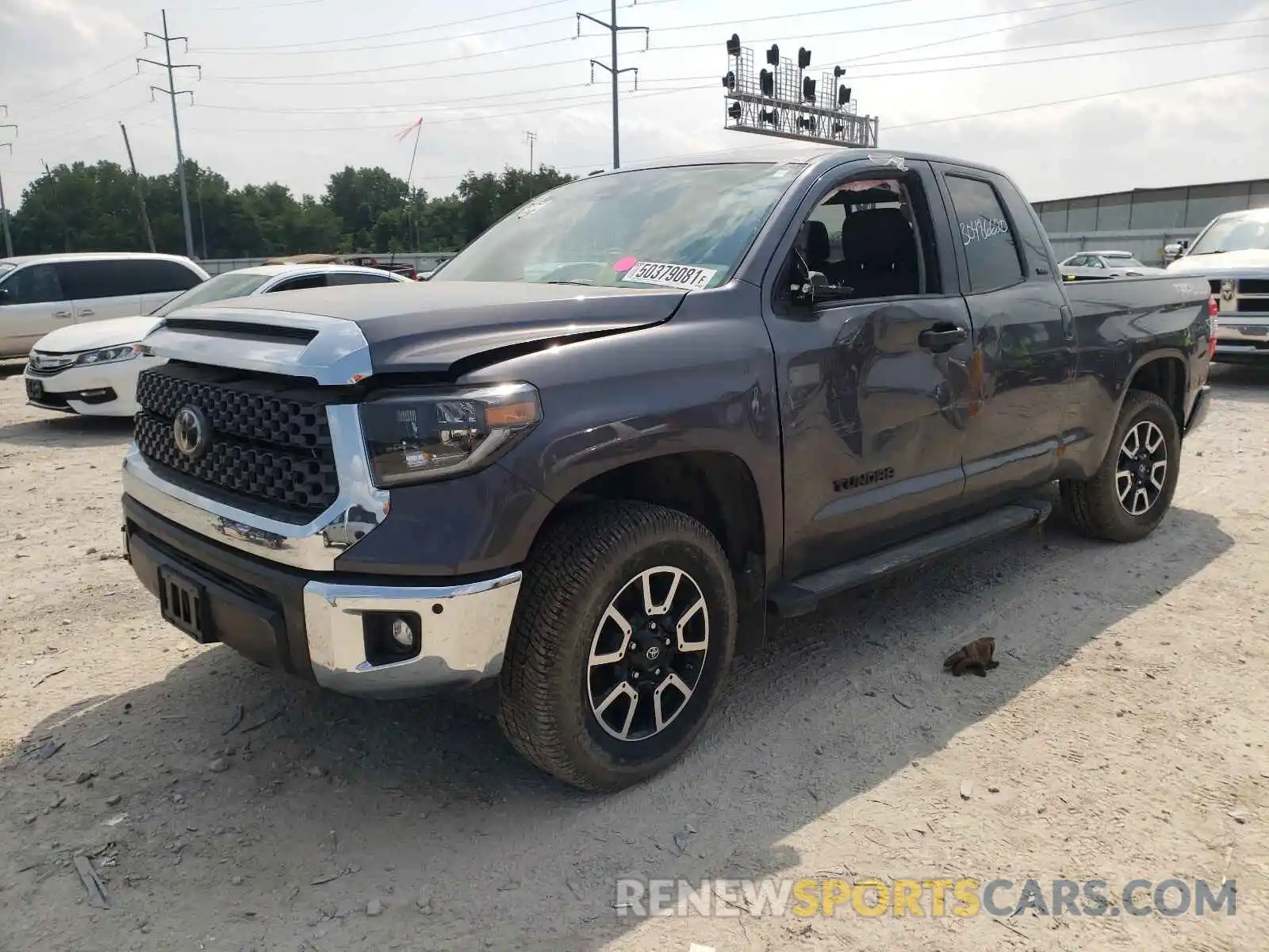 2 Photograph of a damaged car 5TFUY5F18KX851528 TOYOTA TUNDRA 2019