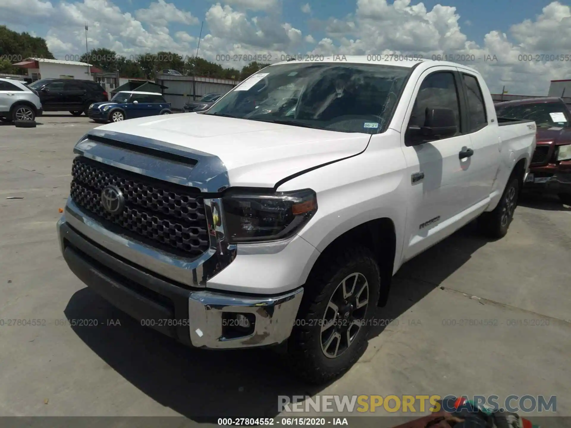 2 Photograph of a damaged car 5TFUY5F1XKX841874 TOYOTA TUNDRA 2019