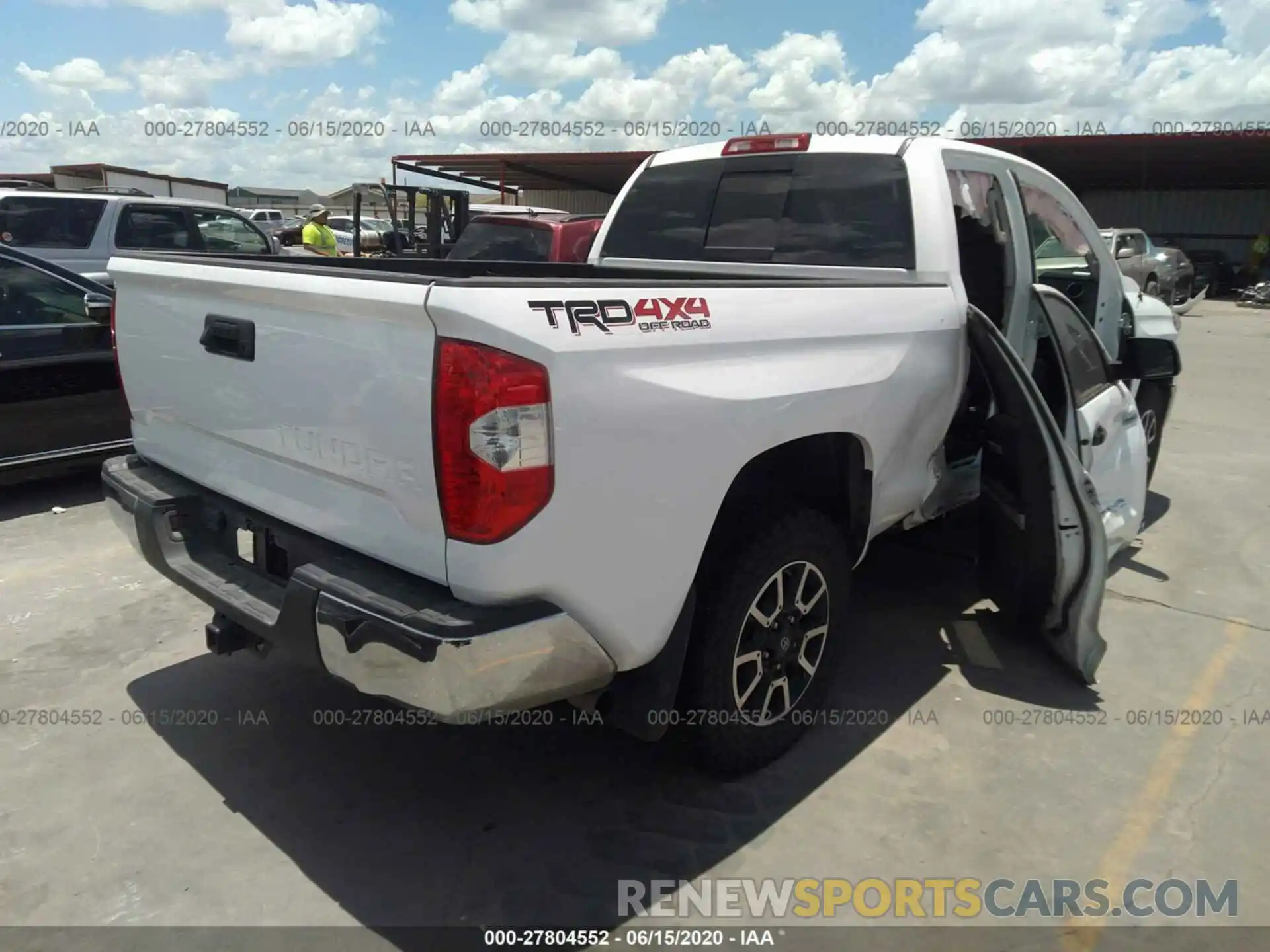 4 Photograph of a damaged car 5TFUY5F1XKX841874 TOYOTA TUNDRA 2019