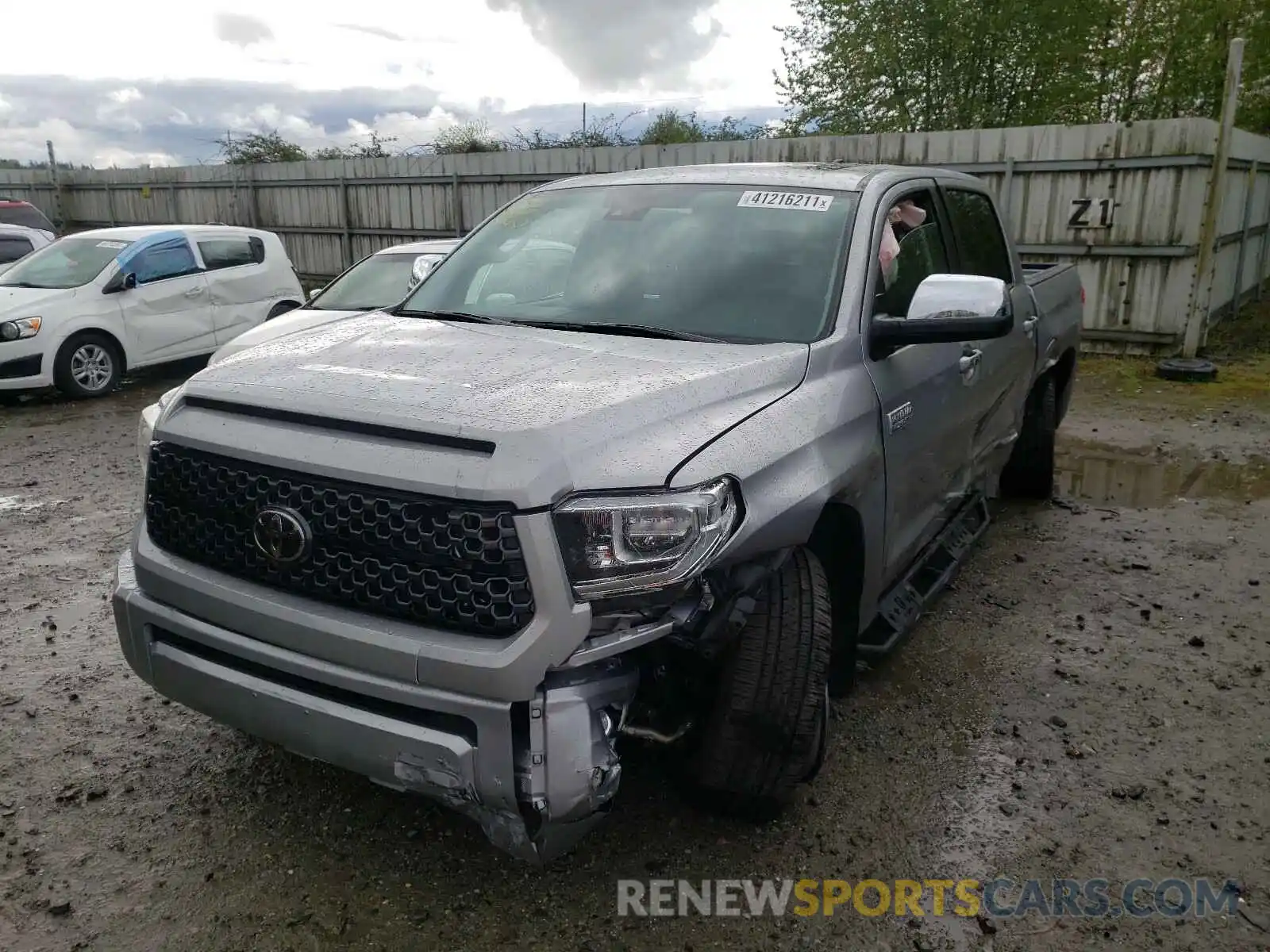 2 Photograph of a damaged car 5TFAY5F11LX920600 TOYOTA TUNDRA 2020