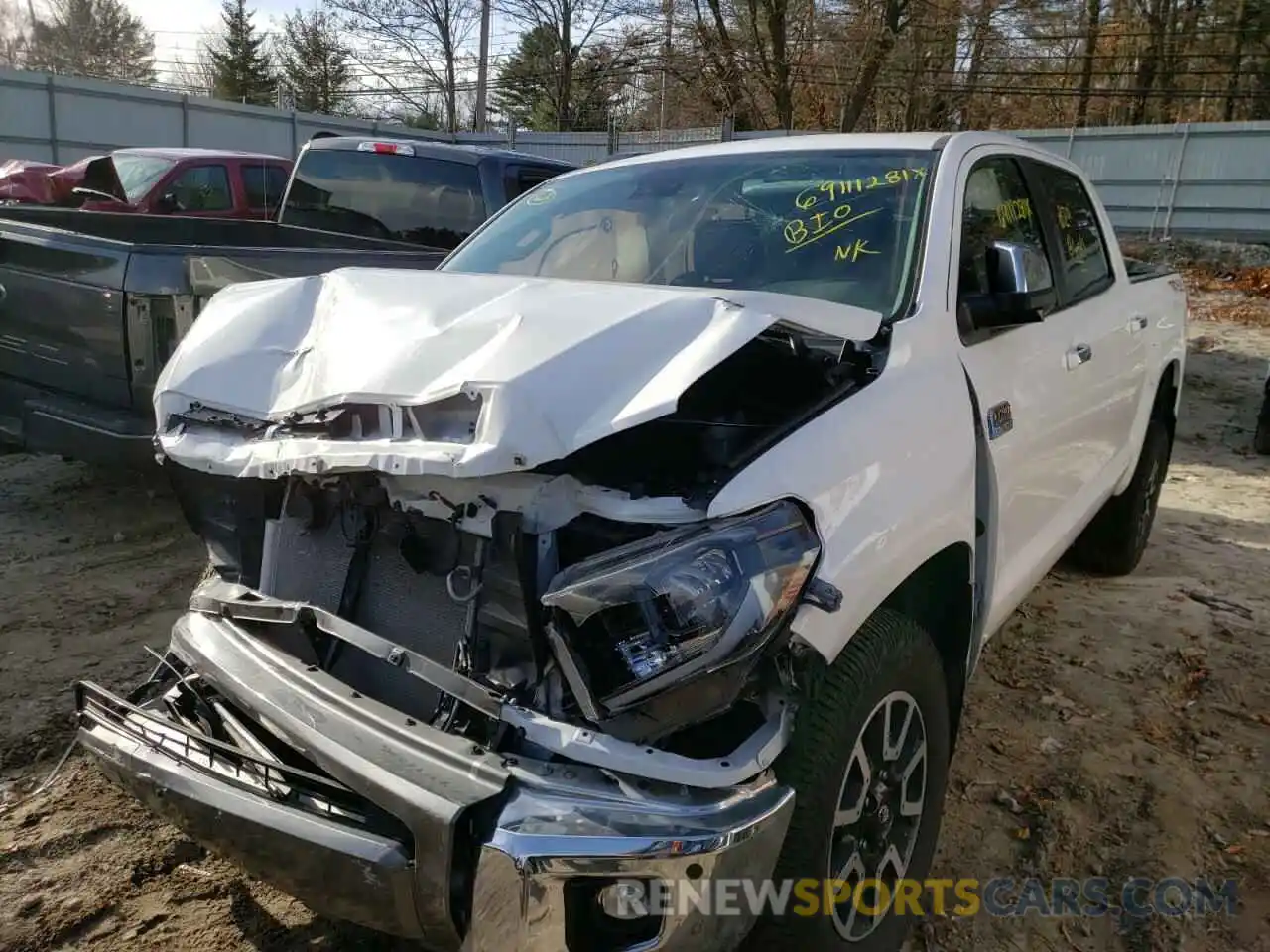 2 Фотография поврежденного автомобиля 5TFAY5F11LX945335 TOYOTA TUNDRA 2020