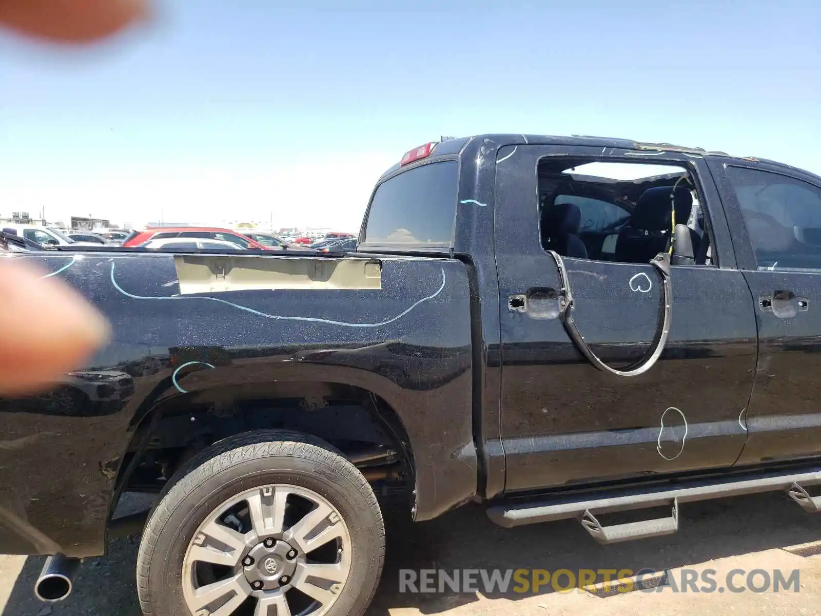 9 Photograph of a damaged car 5TFAY5F12LX920203 TOYOTA TUNDRA 2020