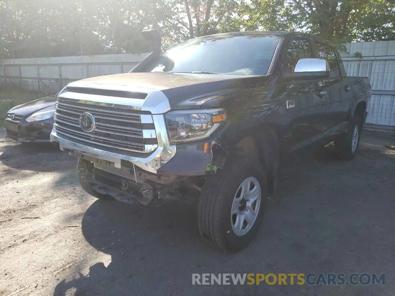 2 Photograph of a damaged car 5TFAY5F13LX878818 TOYOTA TUNDRA 2020