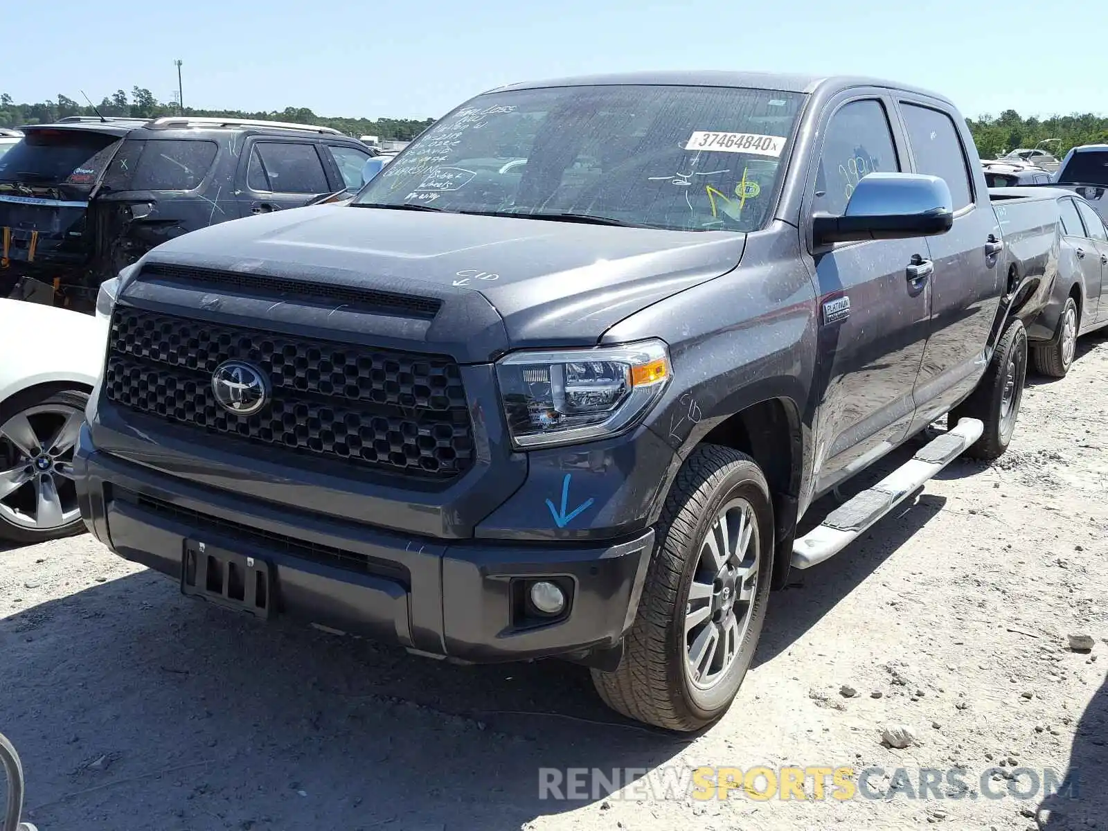 2 Photograph of a damaged car 5TFAY5F14LX884854 TOYOTA TUNDRA 2020