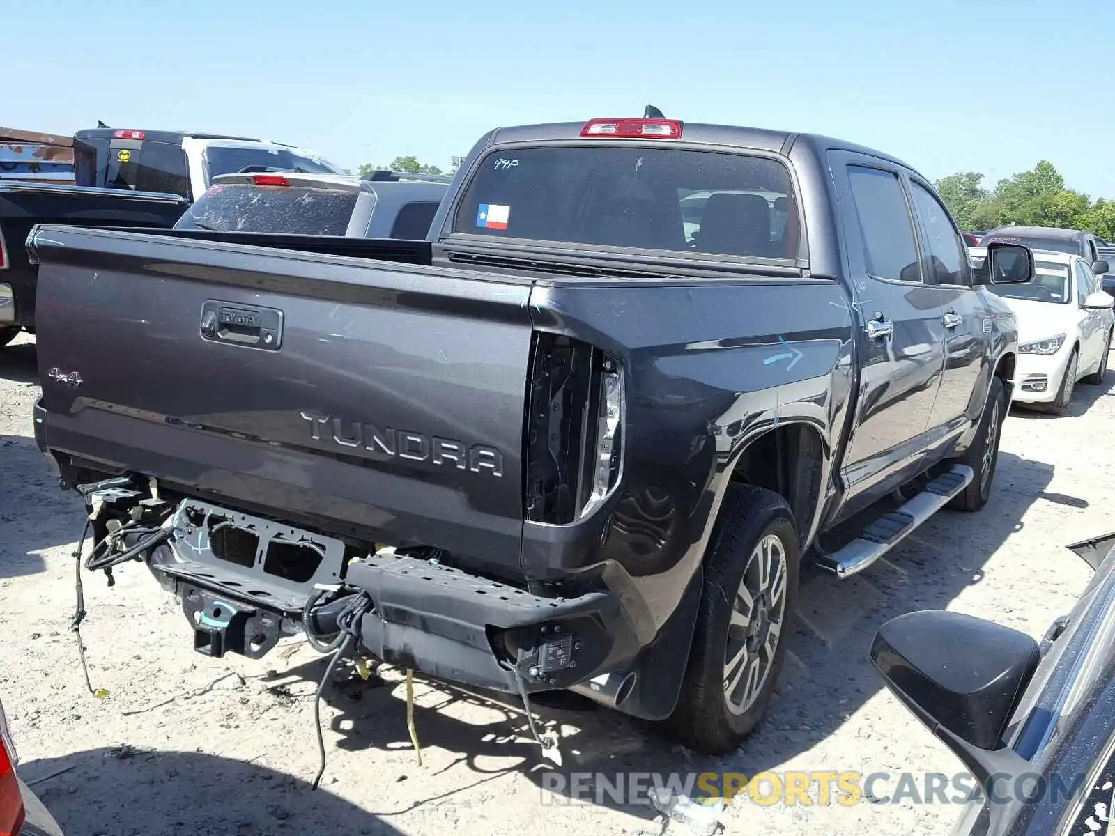 4 Photograph of a damaged car 5TFAY5F14LX884854 TOYOTA TUNDRA 2020