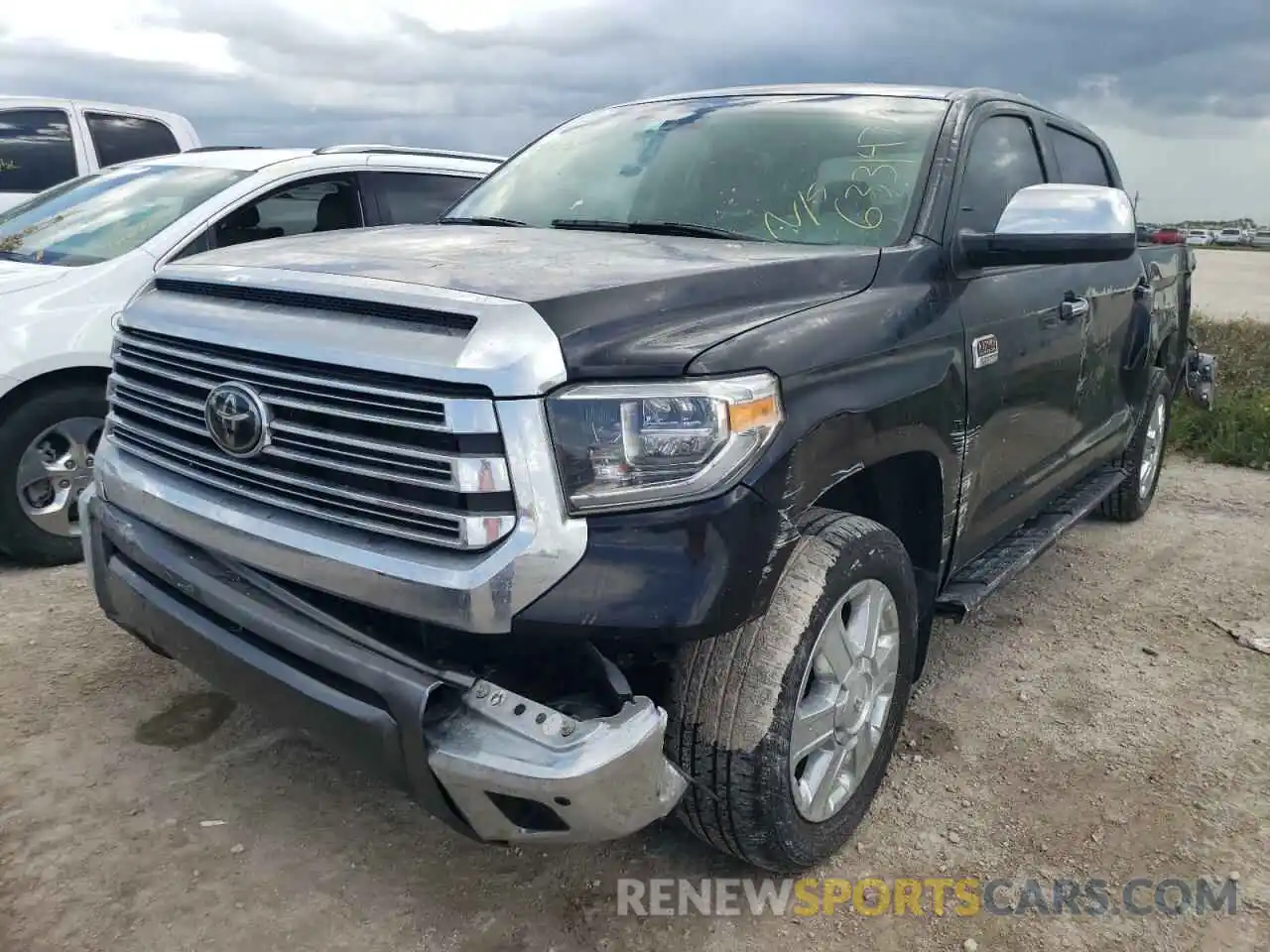 2 Photograph of a damaged car 5TFAY5F14LX885308 TOYOTA TUNDRA 2020