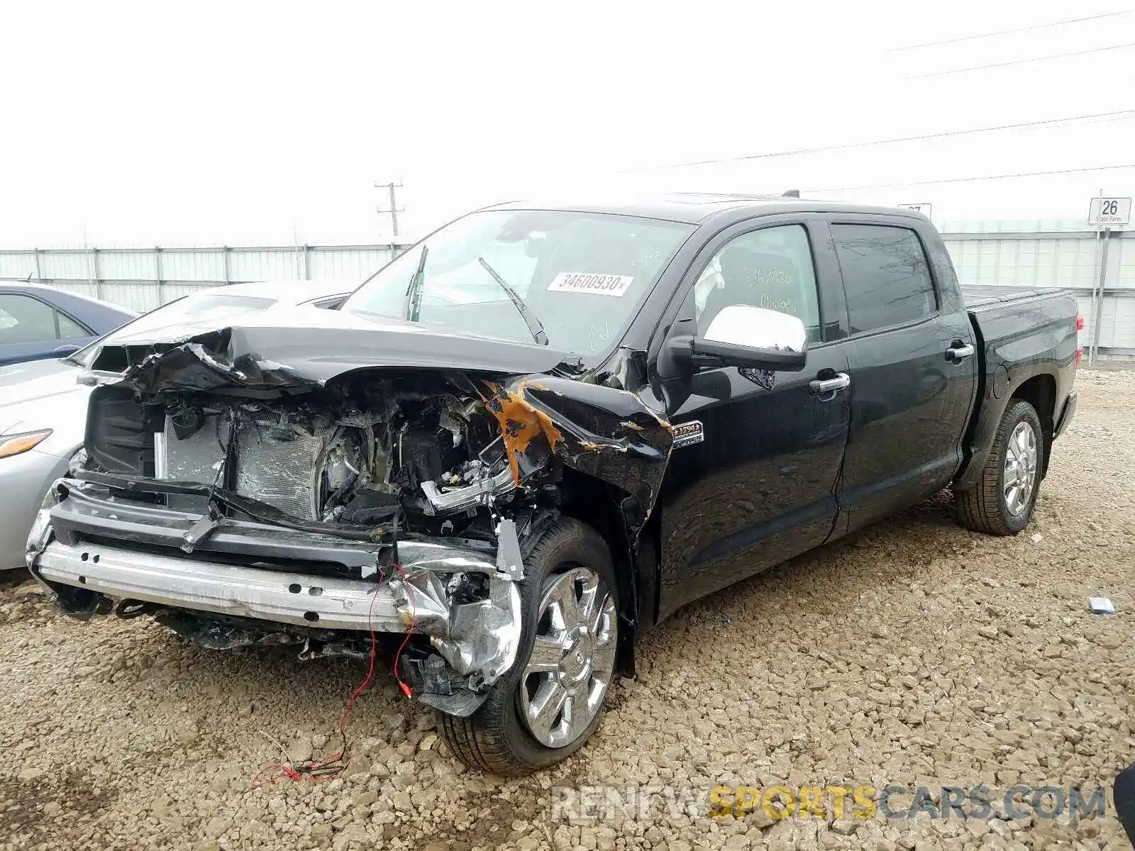 2 Photograph of a damaged car 5TFAY5F14LX915729 TOYOTA TUNDRA 2020