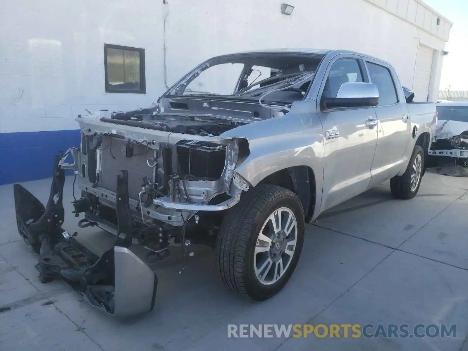 2 Photograph of a damaged car 5TFAY5F14LX918338 TOYOTA TUNDRA 2020