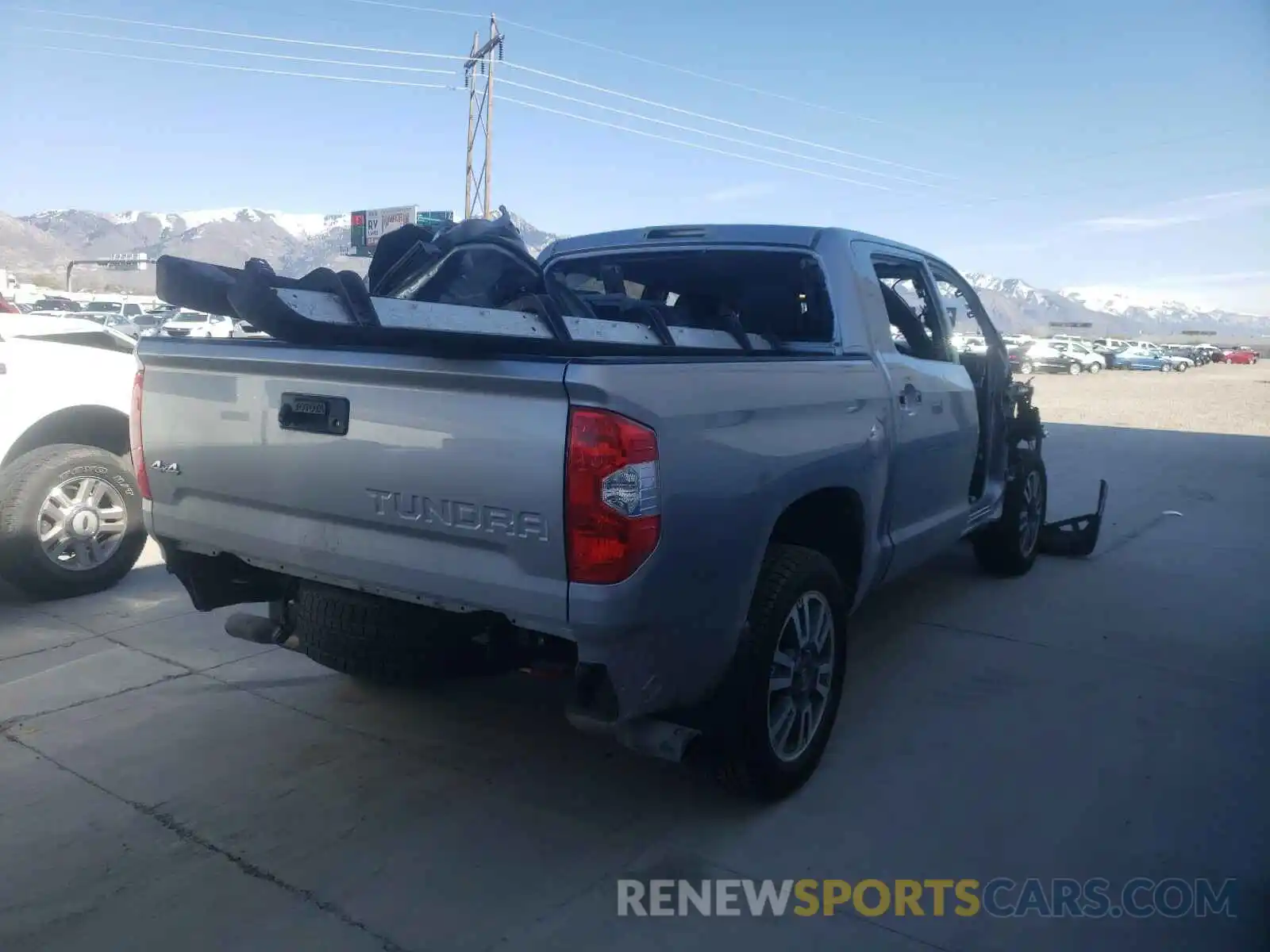 4 Photograph of a damaged car 5TFAY5F14LX918338 TOYOTA TUNDRA 2020