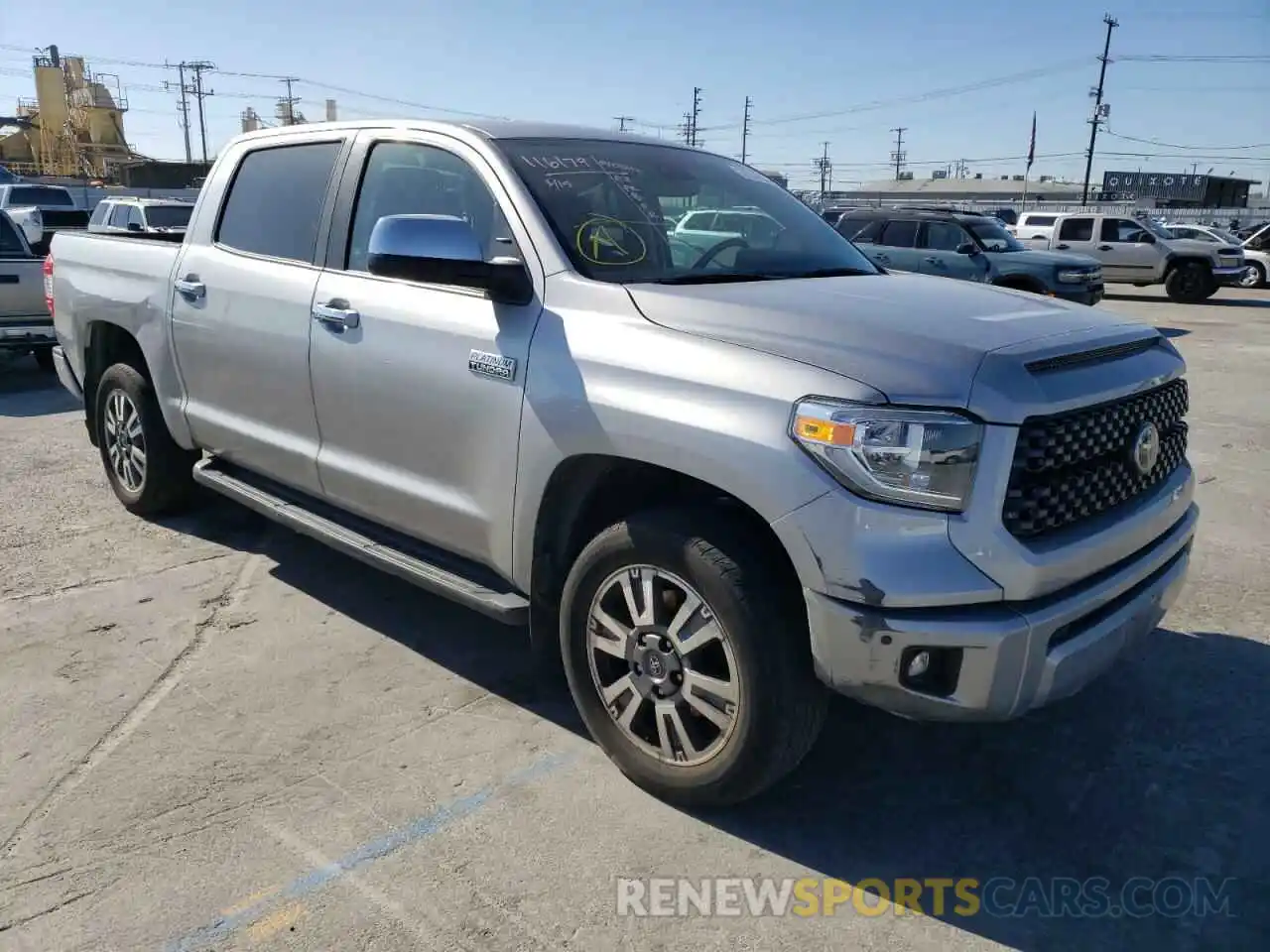 1 Photograph of a damaged car 5TFAY5F15LX916761 TOYOTA TUNDRA 2020