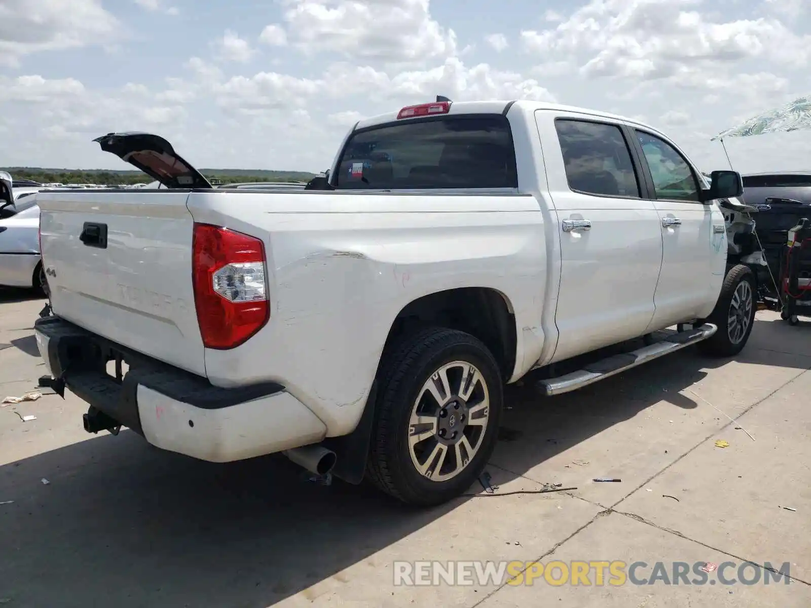 4 Photograph of a damaged car 5TFAY5F16LX938476 TOYOTA TUNDRA 2020