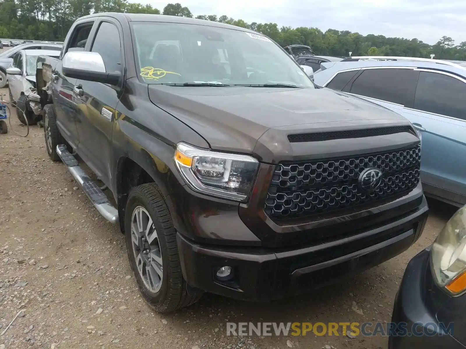 1 Photograph of a damaged car 5TFAY5F17LX878594 TOYOTA TUNDRA 2020