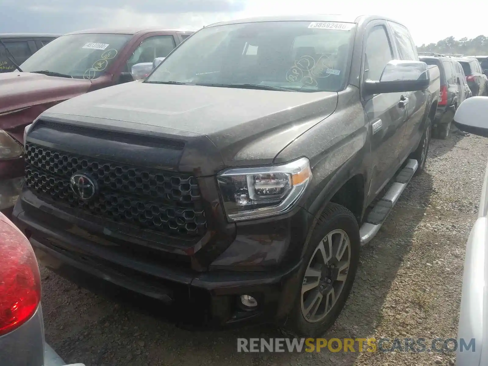 2 Photograph of a damaged car 5TFAY5F17LX878594 TOYOTA TUNDRA 2020