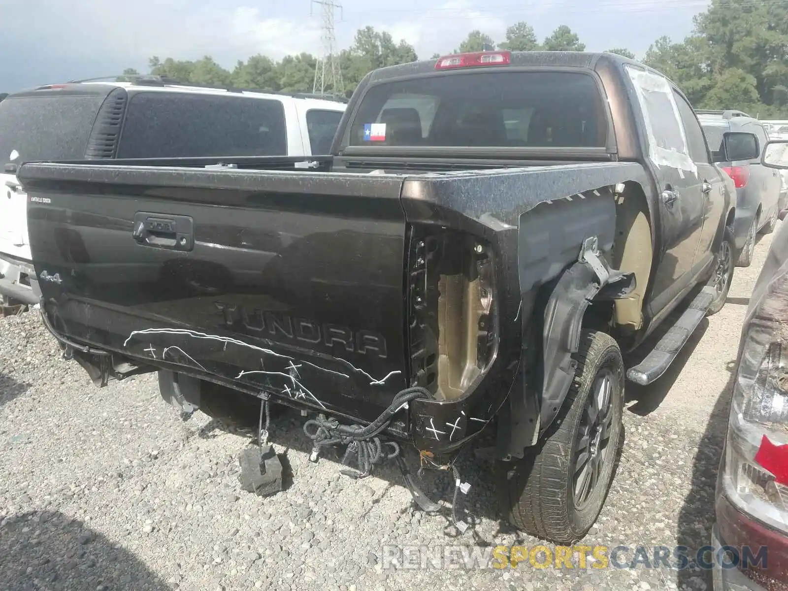 4 Photograph of a damaged car 5TFAY5F17LX878594 TOYOTA TUNDRA 2020