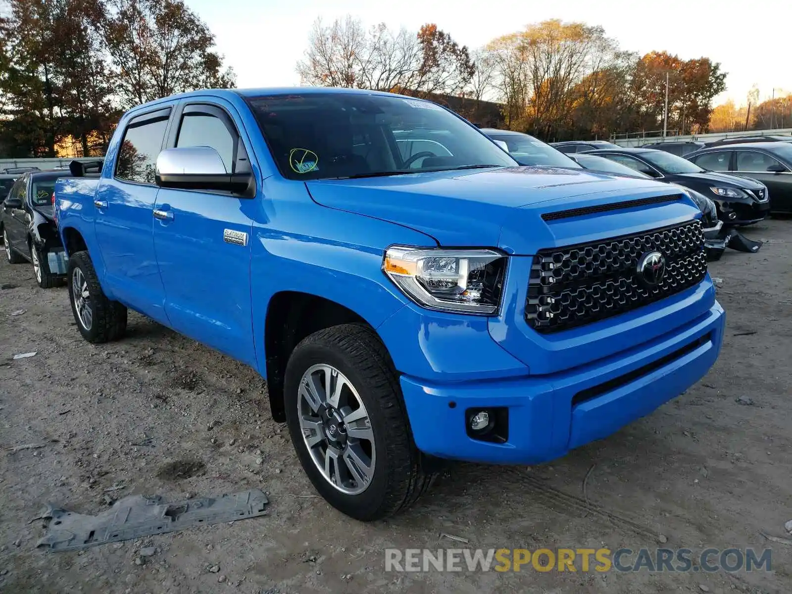 1 Photograph of a damaged car 5TFAY5F17LX883522 TOYOTA TUNDRA 2020