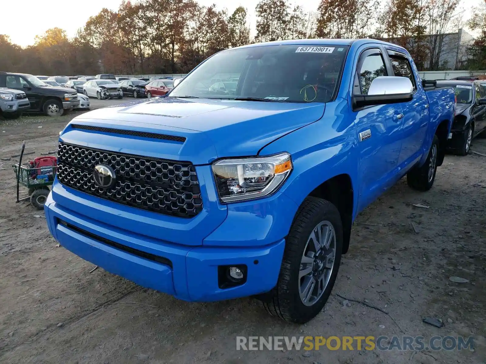 2 Photograph of a damaged car 5TFAY5F17LX883522 TOYOTA TUNDRA 2020