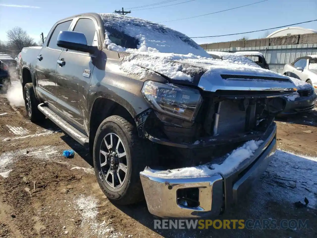 1 Photograph of a damaged car 5TFAY5F17LX884489 TOYOTA TUNDRA 2020