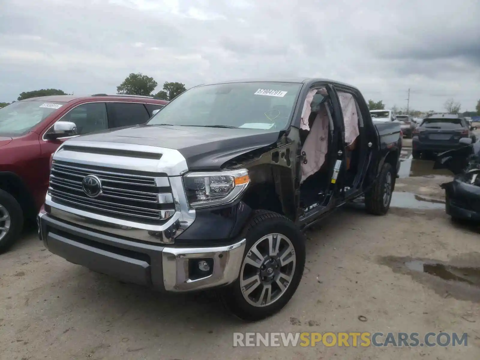 2 Photograph of a damaged car 5TFAY5F17LX886002 TOYOTA TUNDRA 2020