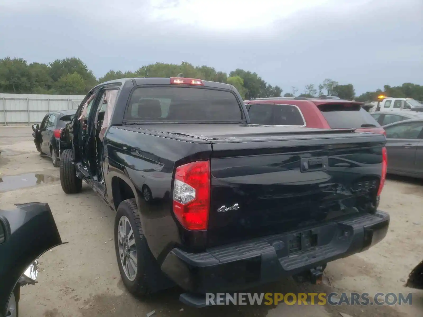 3 Photograph of a damaged car 5TFAY5F17LX886002 TOYOTA TUNDRA 2020