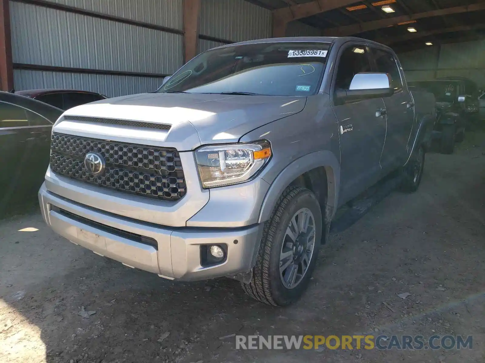 2 Photograph of a damaged car 5TFAY5F17LX891118 TOYOTA TUNDRA 2020