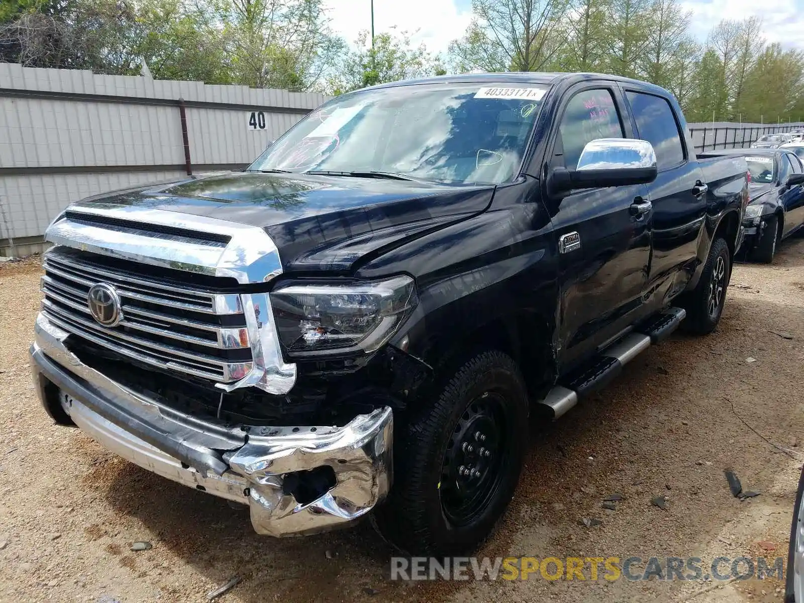 2 Photograph of a damaged car 5TFAY5F17LX933285 TOYOTA TUNDRA 2020