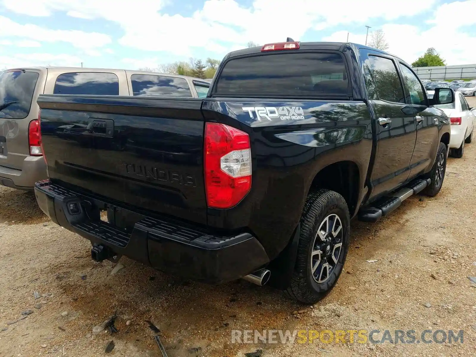 4 Photograph of a damaged car 5TFAY5F17LX933285 TOYOTA TUNDRA 2020