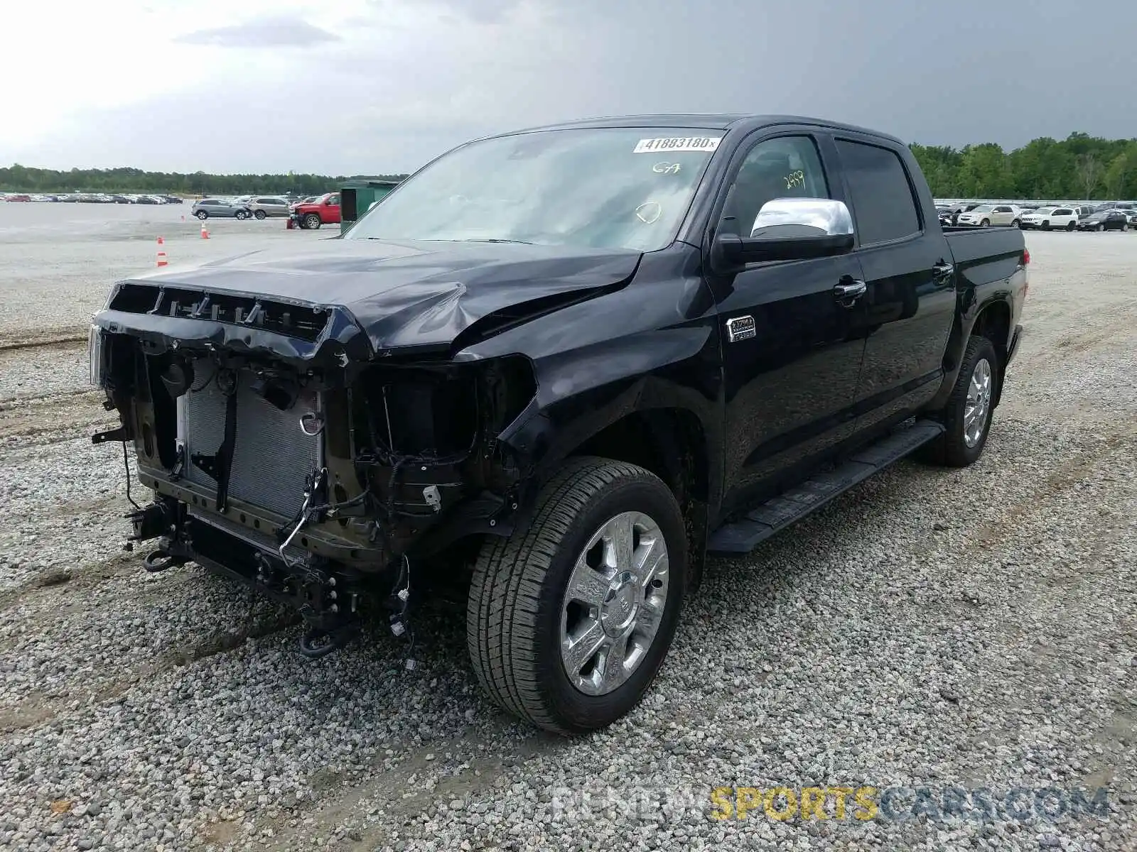 2 Photograph of a damaged car 5TFAY5F18LX879429 TOYOTA TUNDRA 2020