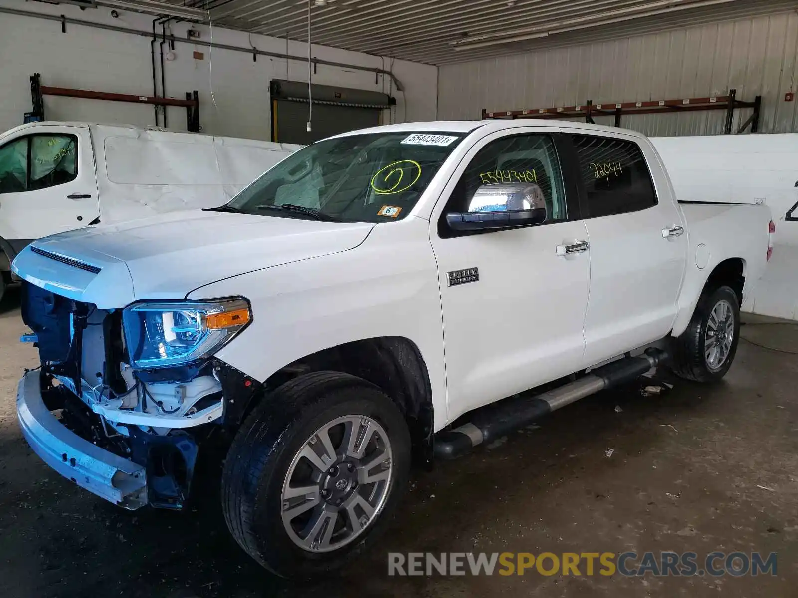 2 Photograph of a damaged car 5TFAY5F18LX895632 TOYOTA TUNDRA 2020