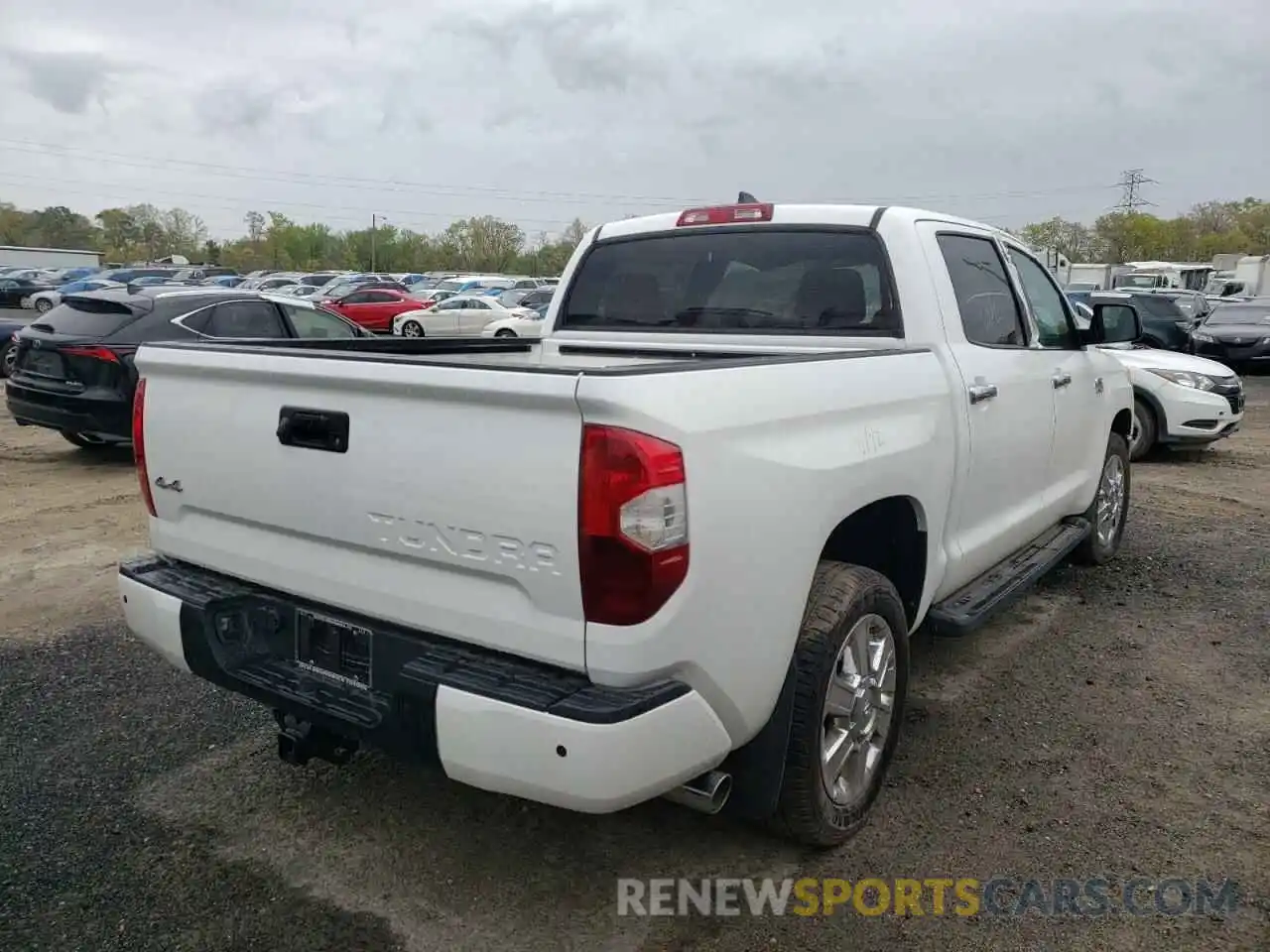 4 Photograph of a damaged car 5TFAY5F18LX919136 TOYOTA TUNDRA 2020