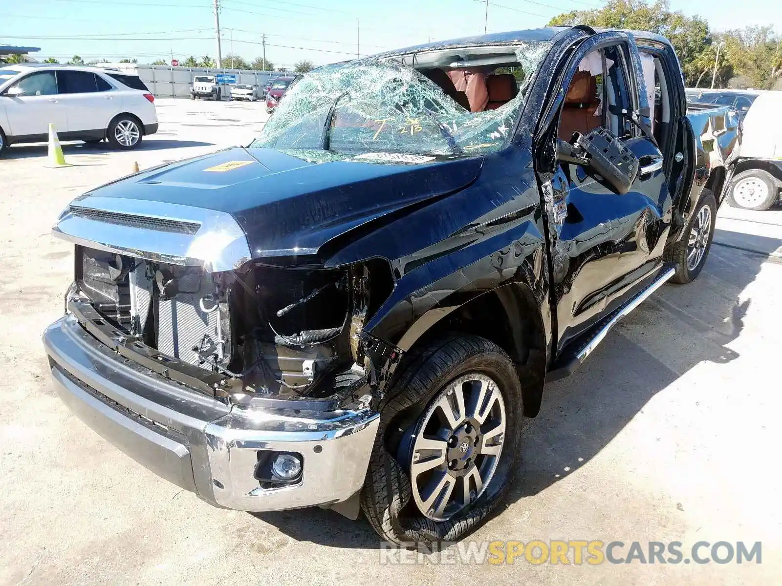 2 Photograph of a damaged car 5TFAY5F19LX890150 TOYOTA TUNDRA 2020