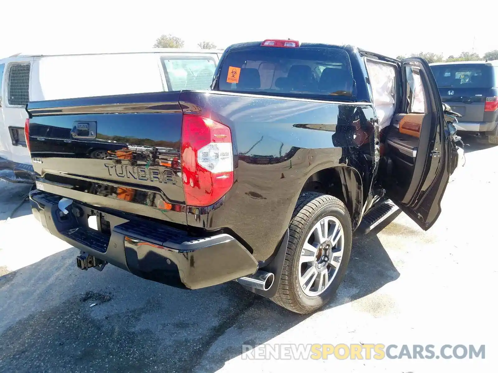 4 Photograph of a damaged car 5TFAY5F19LX890150 TOYOTA TUNDRA 2020