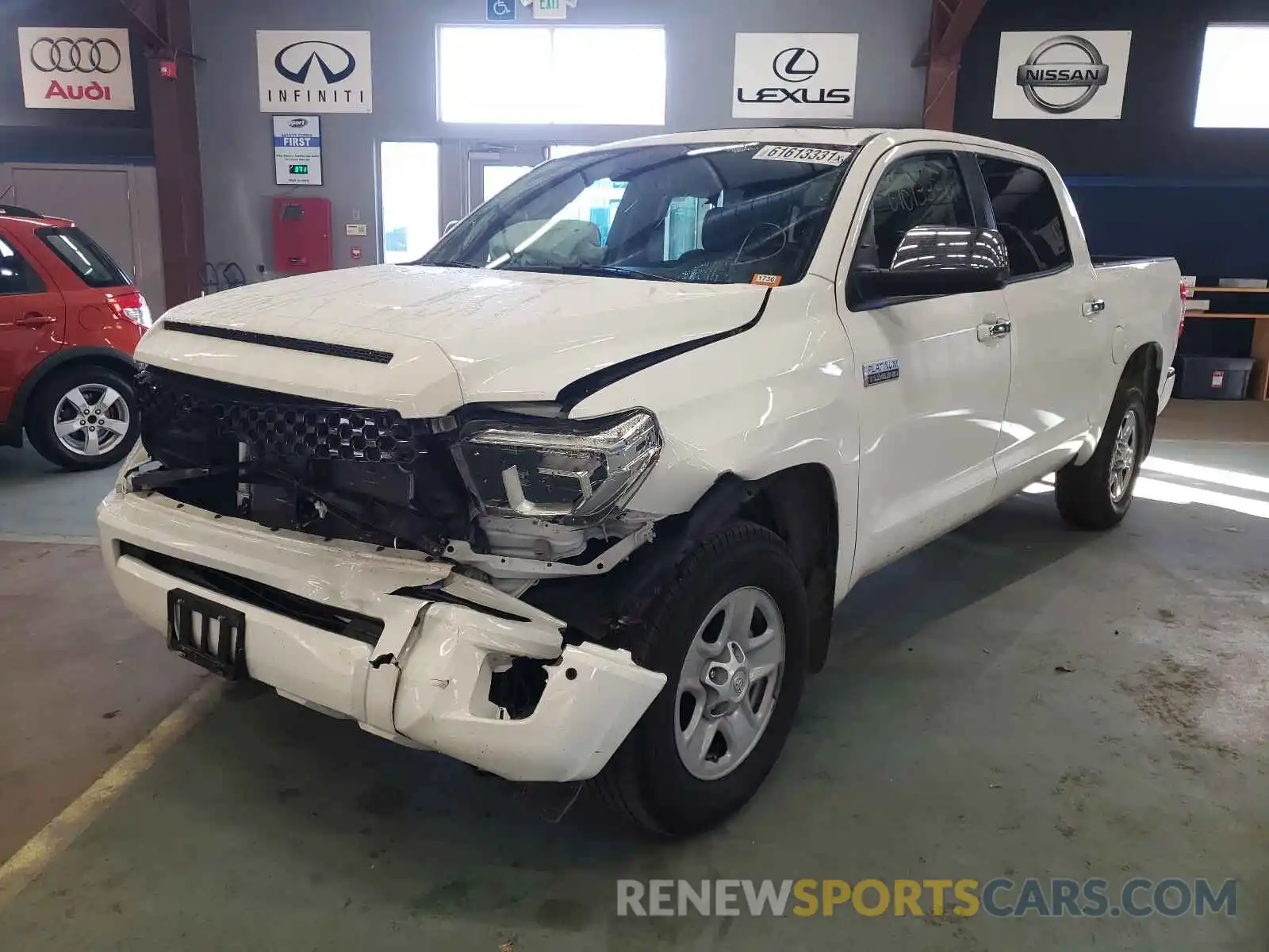 2 Photograph of a damaged car 5TFAY5F19LX903463 TOYOTA TUNDRA 2020