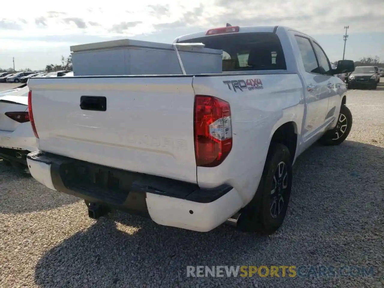 4 Photograph of a damaged car 5TFAY5F19LX905617 TOYOTA TUNDRA 2020