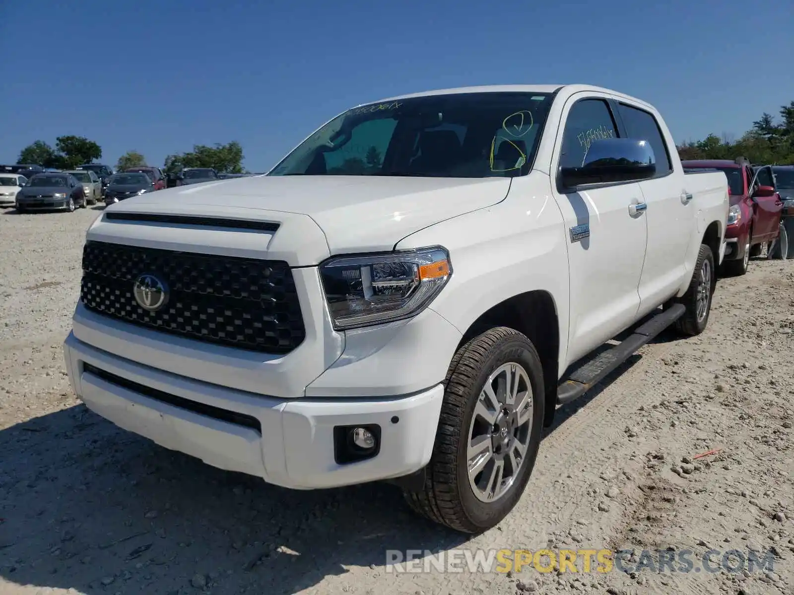 2 Photograph of a damaged car 5TFAY5F19LX914110 TOYOTA TUNDRA 2020