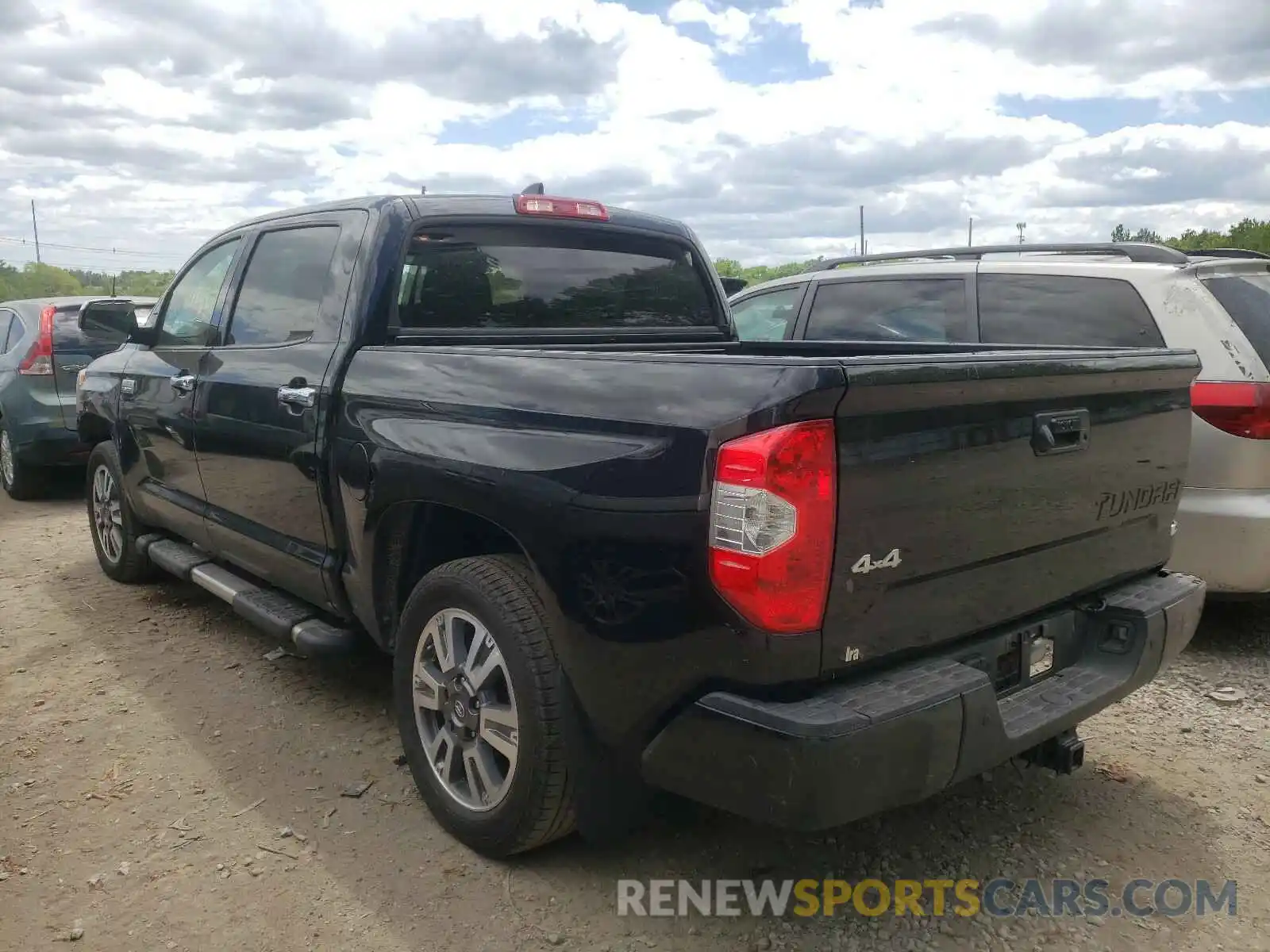 3 Photograph of a damaged car 5TFAY5F19LX927617 TOYOTA TUNDRA 2020