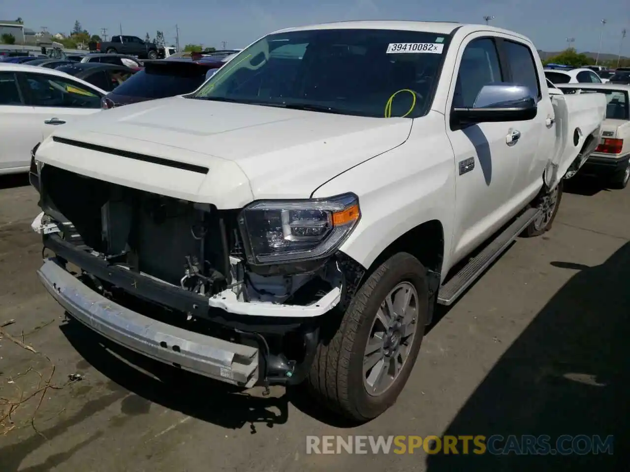 2 Photograph of a damaged car 5TFAY5F19LX930520 TOYOTA TUNDRA 2020