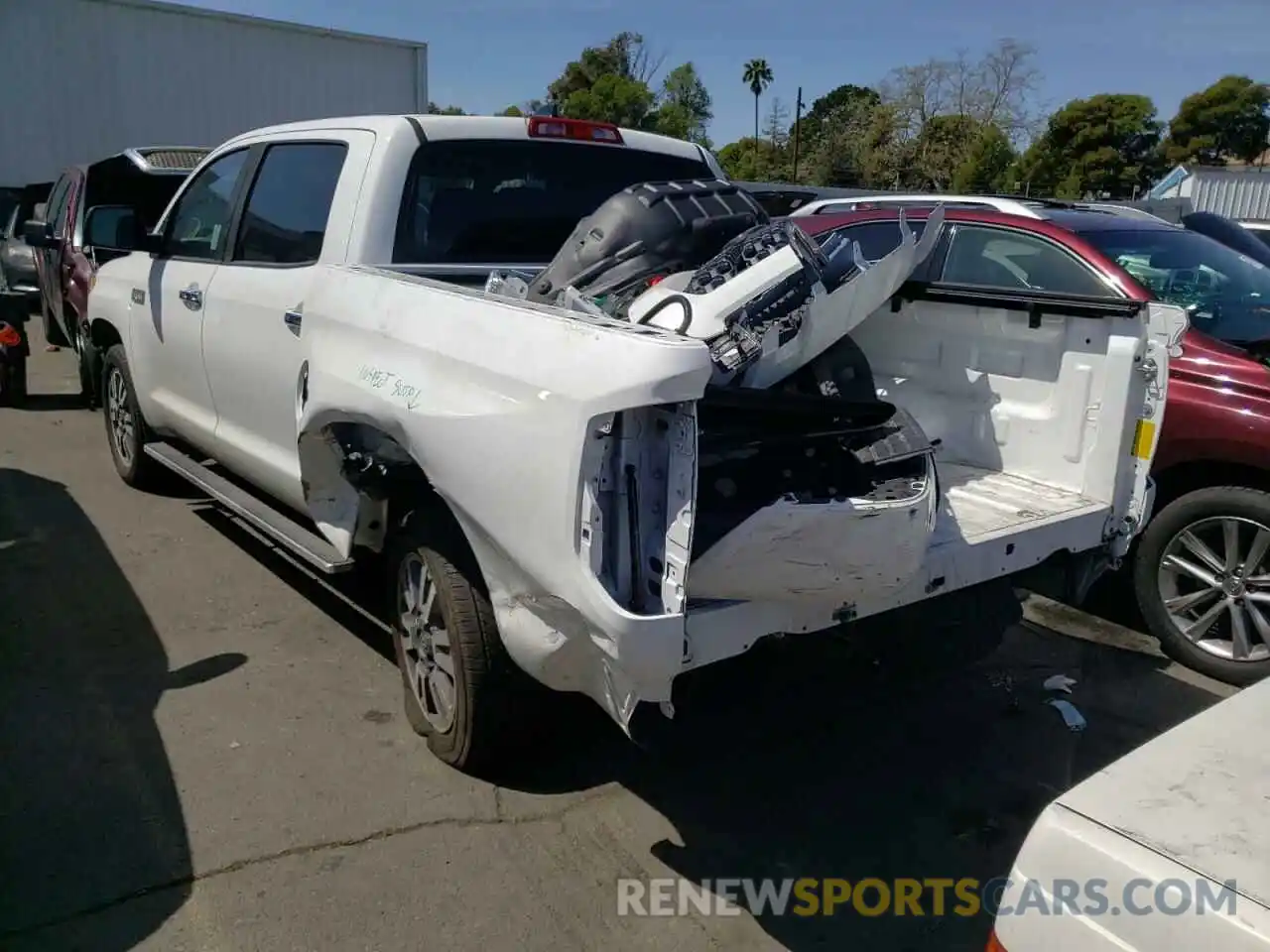 3 Photograph of a damaged car 5TFAY5F19LX930520 TOYOTA TUNDRA 2020