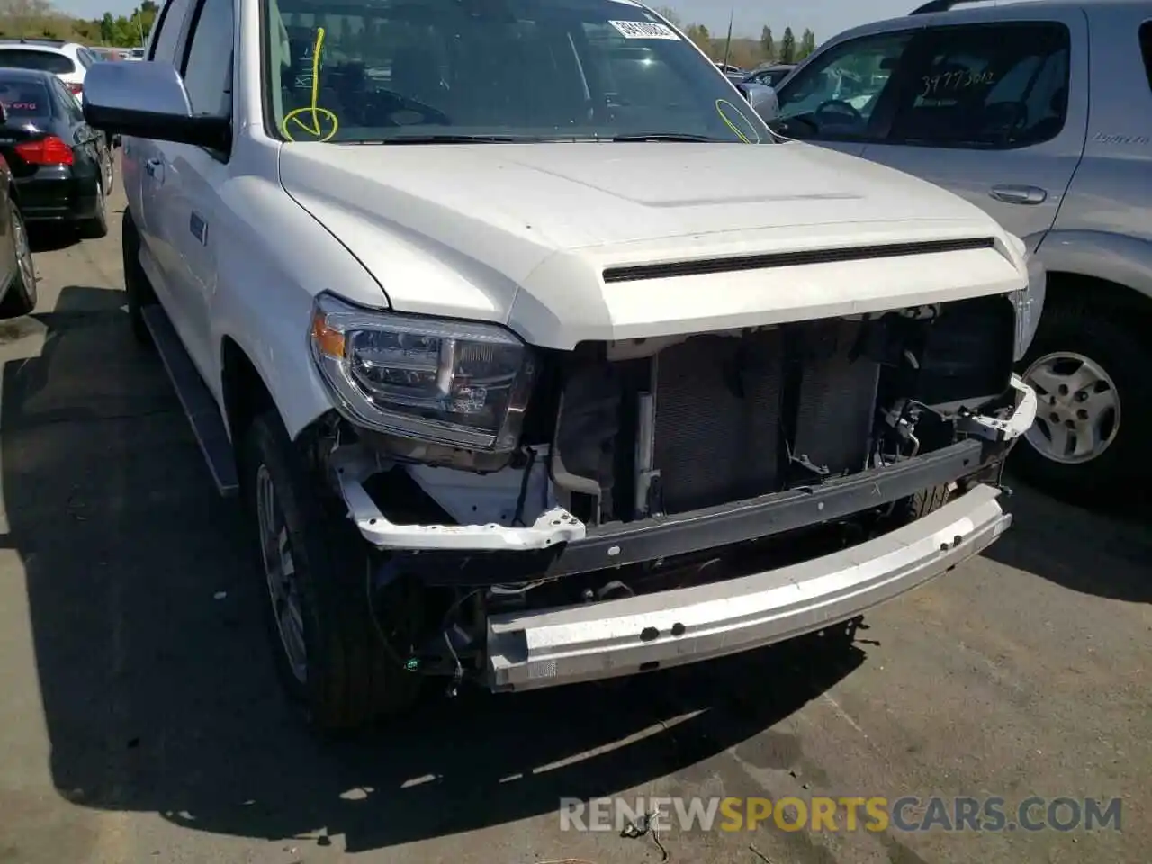 9 Photograph of a damaged car 5TFAY5F19LX930520 TOYOTA TUNDRA 2020