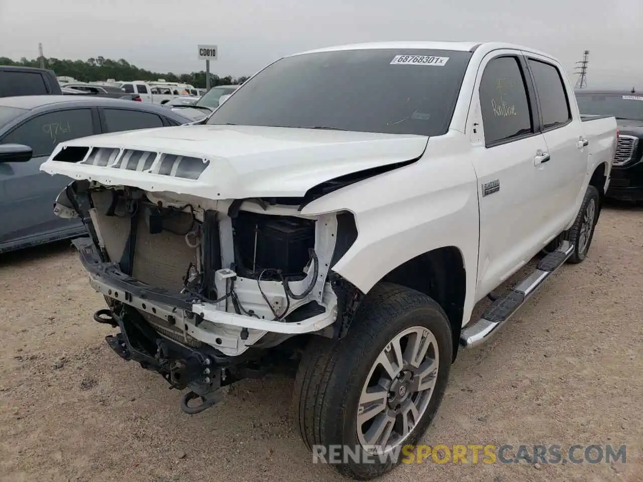 2 Photograph of a damaged car 5TFAY5F19LX942778 TOYOTA TUNDRA 2020