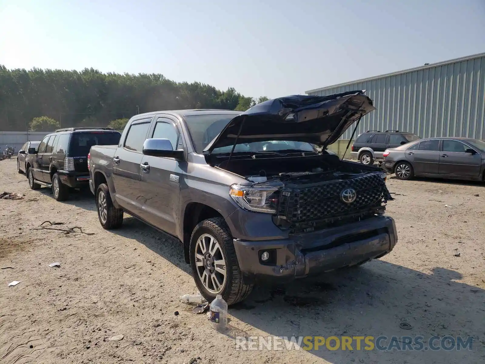 1 Photograph of a damaged car 5TFAY5F1XLX872952 TOYOTA TUNDRA 2020