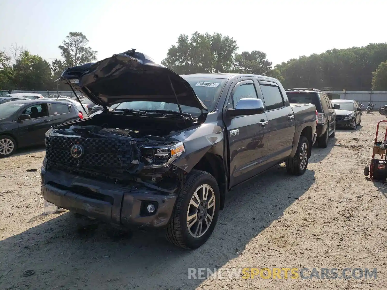 2 Photograph of a damaged car 5TFAY5F1XLX872952 TOYOTA TUNDRA 2020