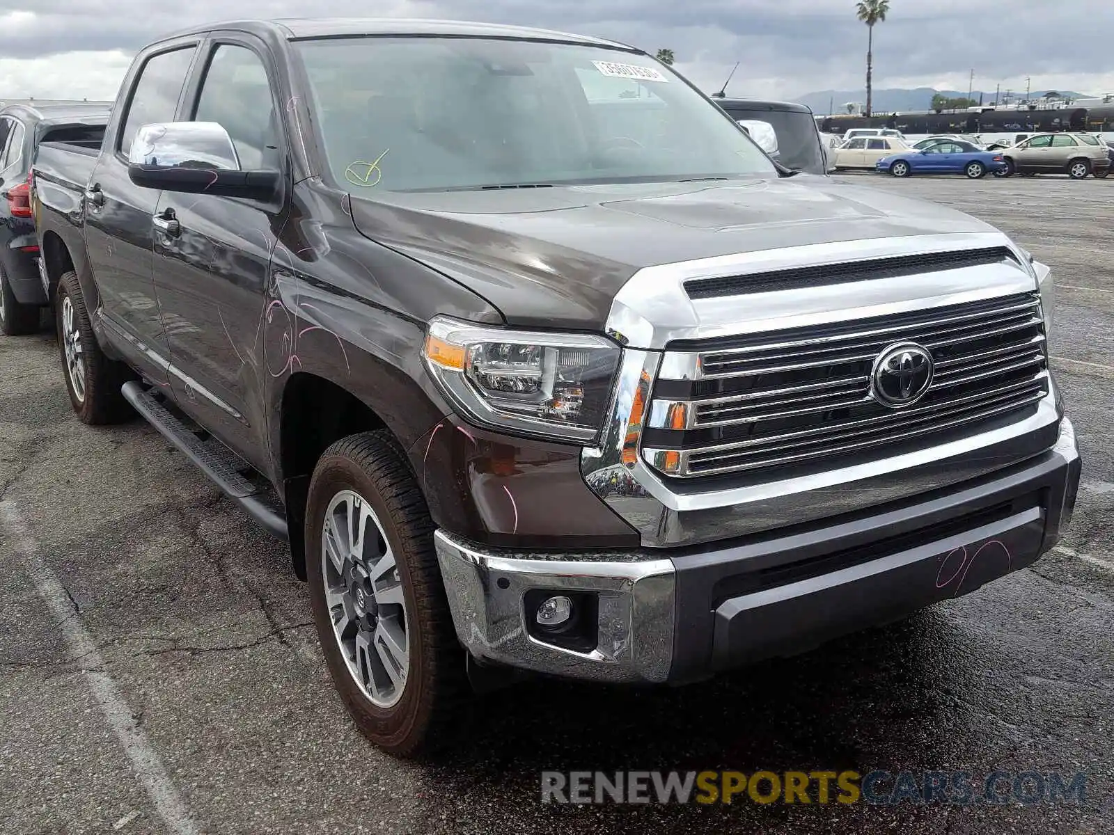 1 Photograph of a damaged car 5TFAY5F1XLX915802 TOYOTA TUNDRA 2020