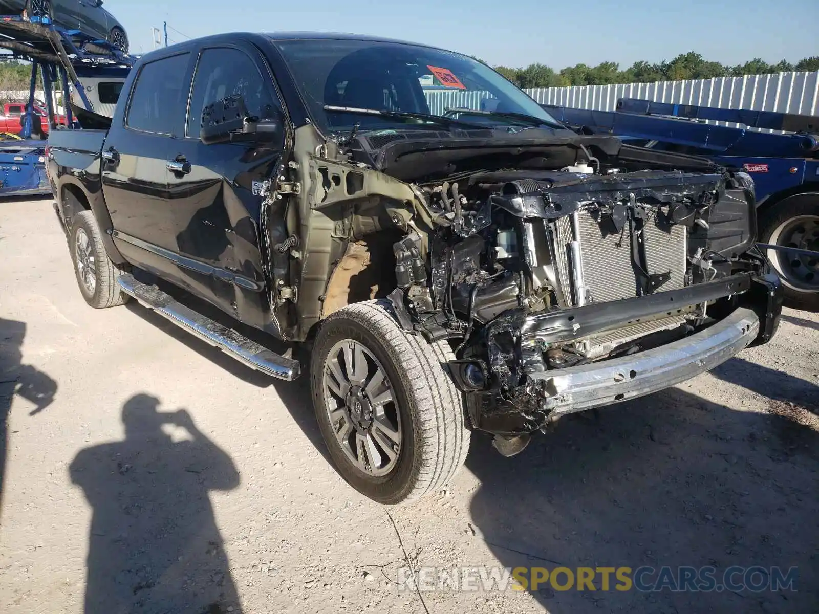 1 Photograph of a damaged car 5TFAY5F1XLX934530 TOYOTA TUNDRA 2020