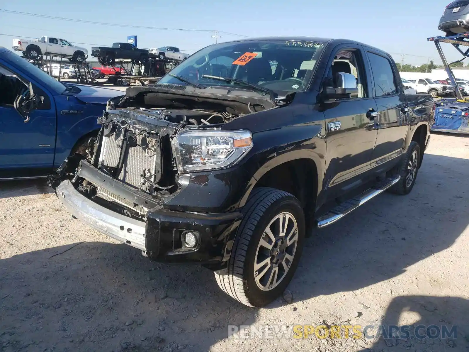 2 Photograph of a damaged car 5TFAY5F1XLX934530 TOYOTA TUNDRA 2020