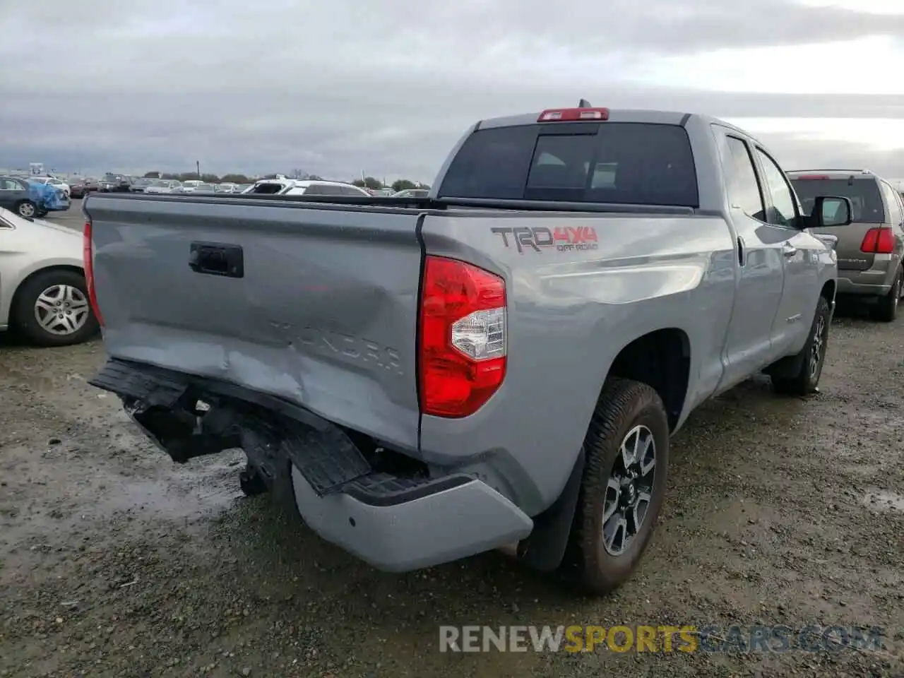 4 Photograph of a damaged car 5TFBY5F12LX930590 TOYOTA TUNDRA 2020