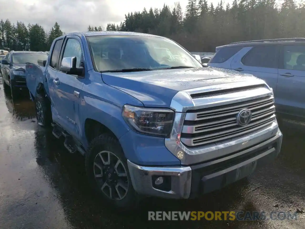 1 Photograph of a damaged car 5TFBY5F13LX940593 TOYOTA TUNDRA 2020