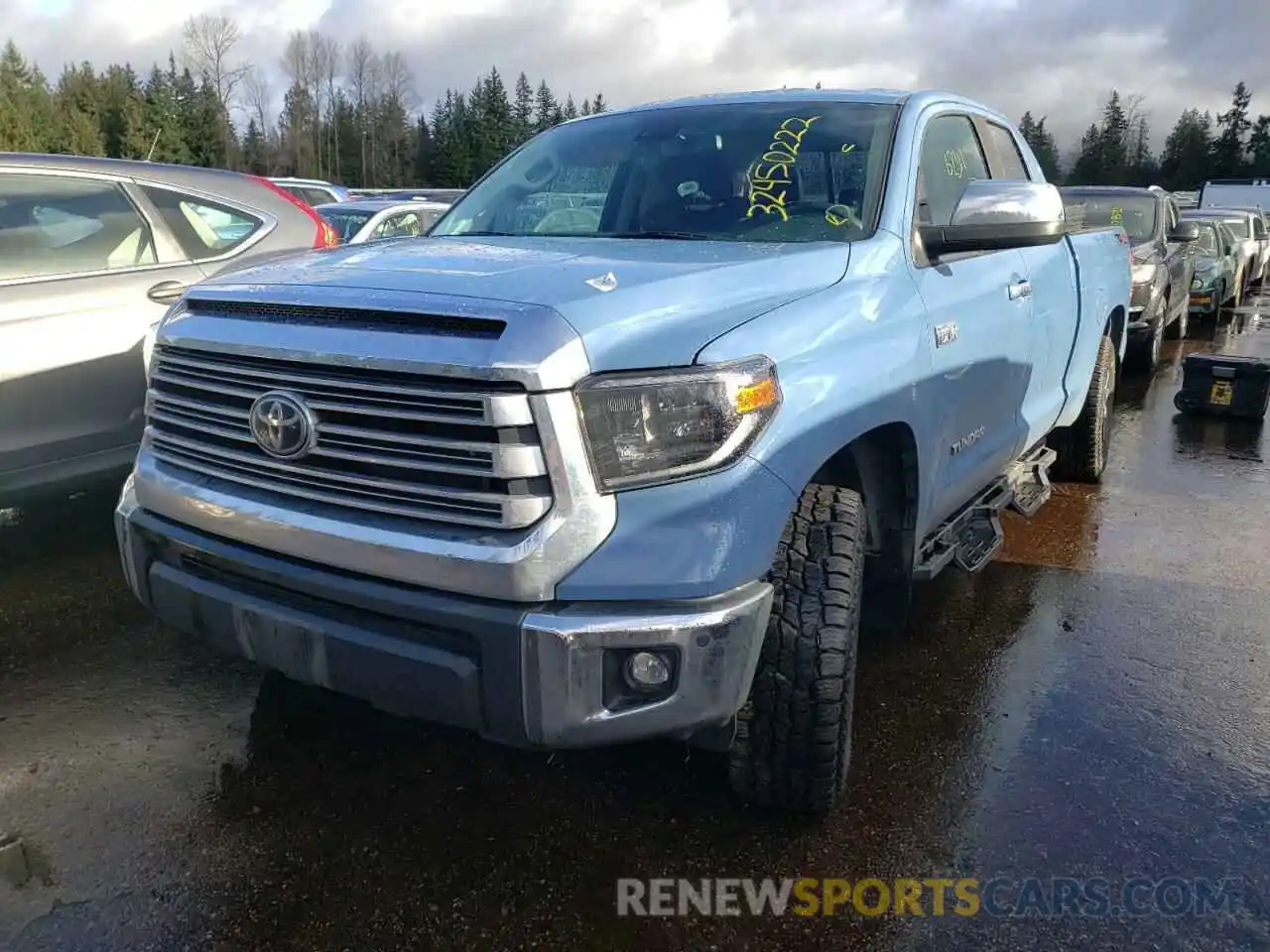 2 Photograph of a damaged car 5TFBY5F13LX940593 TOYOTA TUNDRA 2020